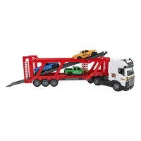 2-Play Vrachtwagen Autotransporter met 3 Auto's met Licht en Geluid 510798